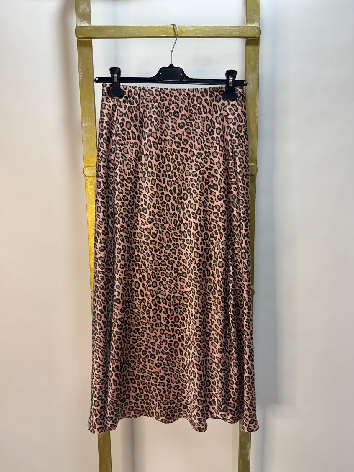Falda sates animal print