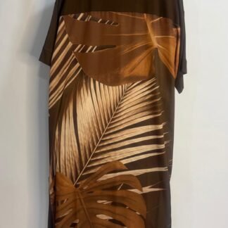 Vestido Hoja Chocolate