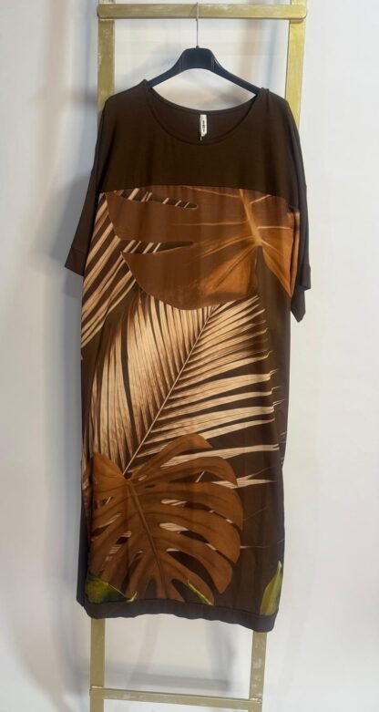 Vestido Hoja Chocolate