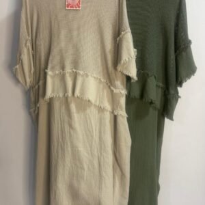 Vestido Volantes Deshilachados