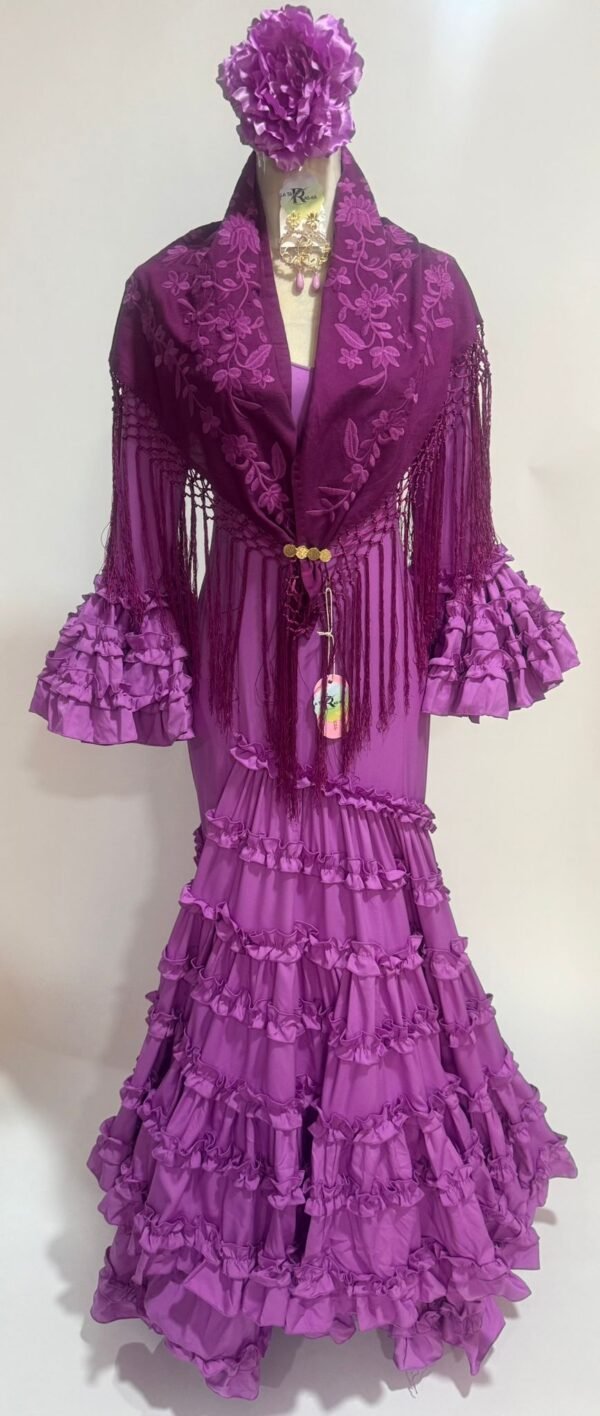 VESTIDO 03 Canastero Malva