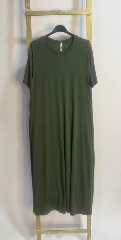 Vestido Licra Verde Kaki