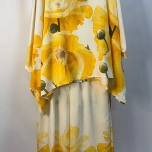 Conjunto Floral Amarillo Verano