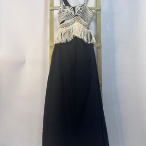 Mono largo boho con flecos