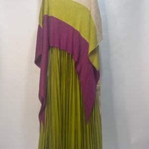 1 Conjunto plisado multicolor