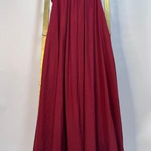 1 Vestido largo holgado con bolsillos